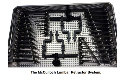 #ad McCulloch Lumbar Retractor Set Surgical Instruments With Sterilization Box $499.00