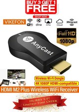 4K WiFi HDMI Anycast Miracast Airplay TV Wireless Display DLNA Dongle Adapter
