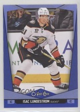 2024-25 O-Pee-Chee Blue Border Isac Lundestrom #135 18n9