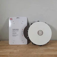 Meinl GoatSkin Wood Tambourine With Double Nichel Plated Steel Jingles #3 Used