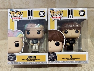 Funko POP! BTS Butter Jimin #283 & V #284 2-Pack Vinyl Figures NEW