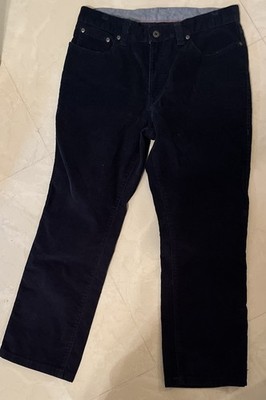 LLBEAN Blue Corduroy Pants Size 33x29     1j.