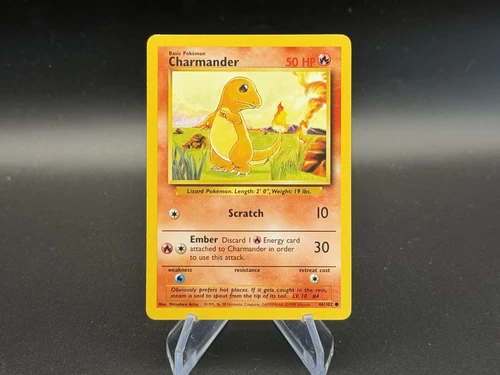 Charmander - 46/102 Base Set - Pokémon TCG - 1999