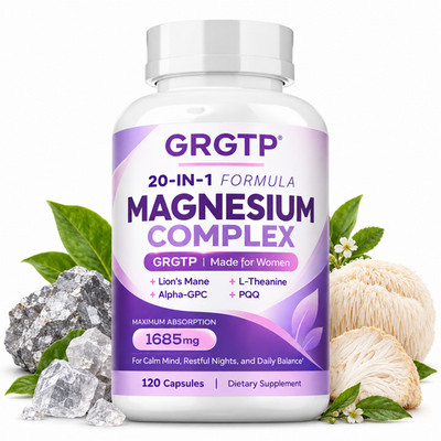 20-In-1 Formula Magnesium Complex -Focus,Mental Clarity,Relaxation,Sleep,Energy