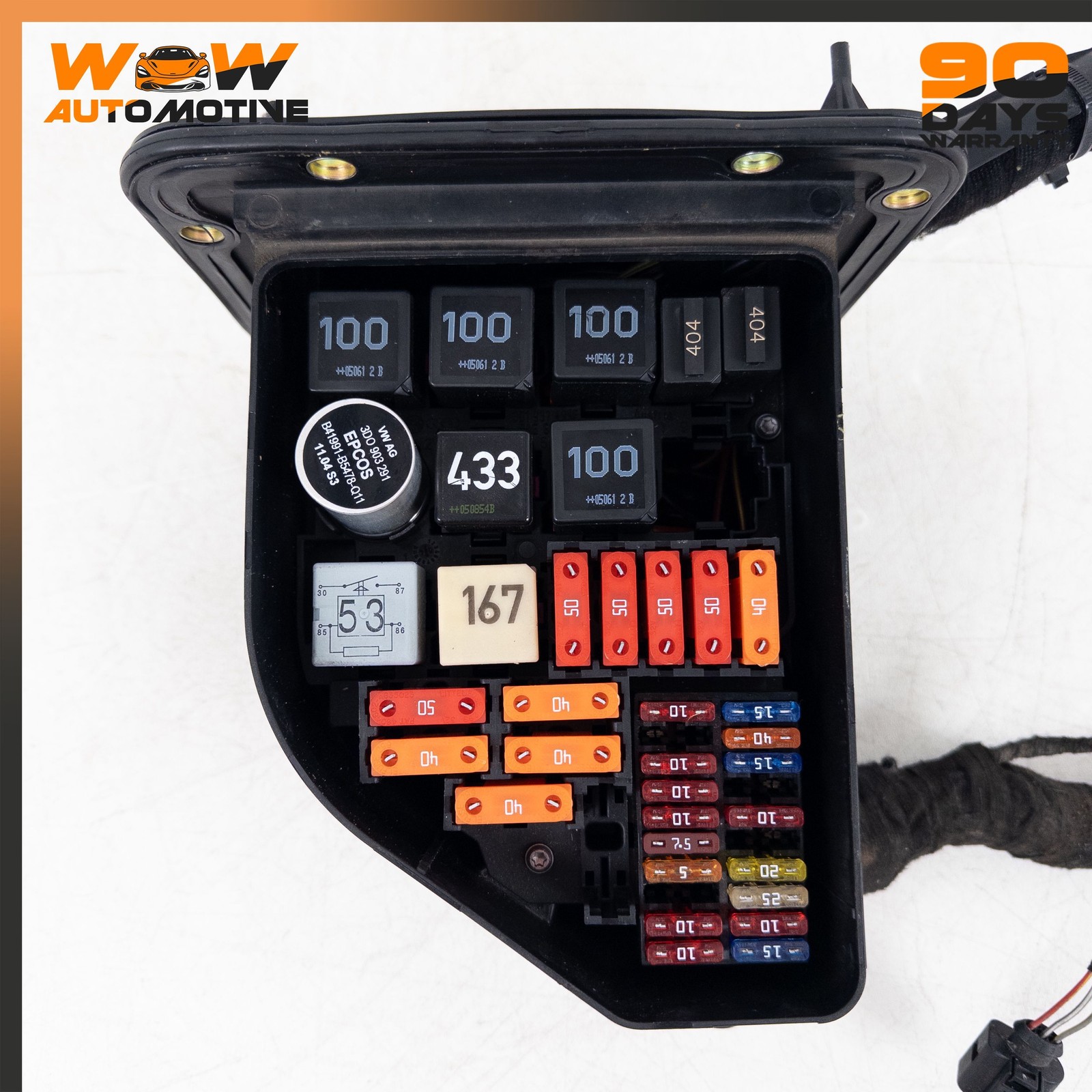 04-13 BENTLEY CONTINENTAL GT FLYING SPUR GTC ENGINE FUSEBOX RELAY BOX OEM