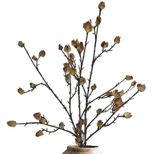 3Pcs 35.4 Inch Artificial Chinese Lantern Stems for Tall Vases, Bendable Faux...