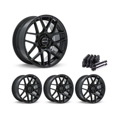Set of 4 18'' Gloss Black Alloy Wheel Rims 5x115 fits Buick Envision, RTX7O 5Lug