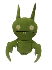 Ugly Doll Poe 12-inch - 2007 Pretty Ugly LLC Green Plush RARE - Pre-Owned