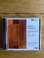 Norbert BurgmÜLler - Klavierkonzert & Entr'actes, Frieder Bernius, Cd Neu