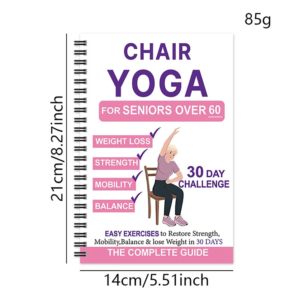 Chair Yoga for Seniors 60+: 40+ Exercises for Strength, Balance & Wellness - image 3 of 4