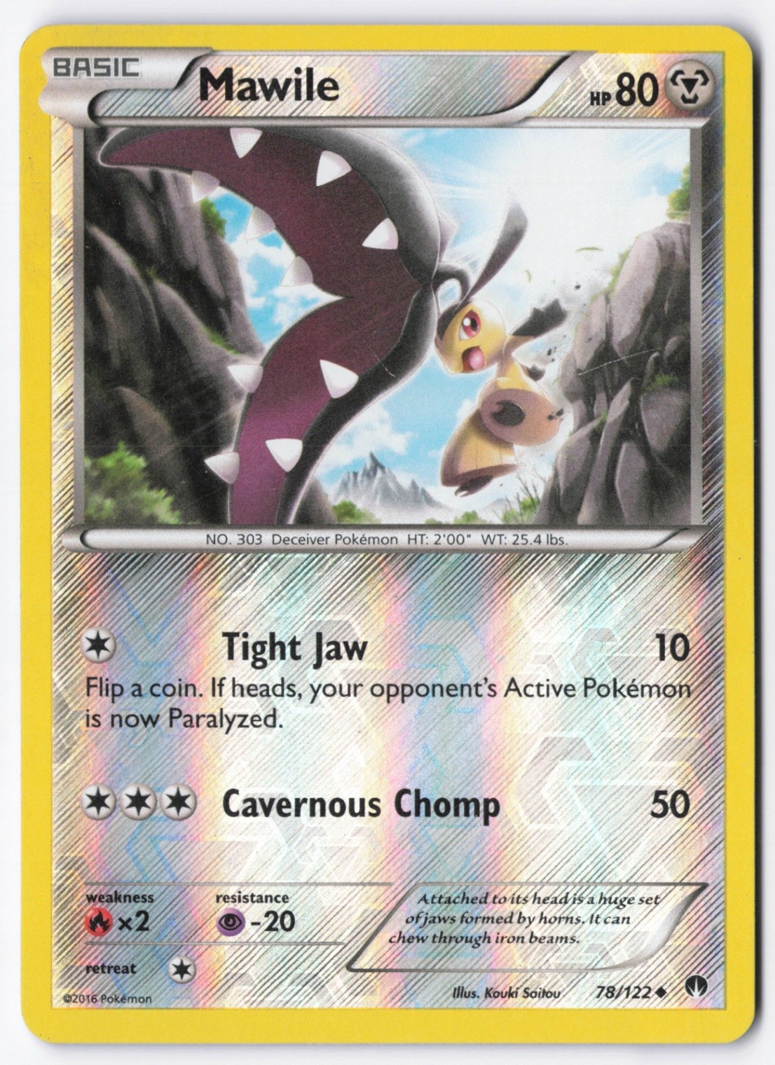 Mawile Reverse Holofoil Uncommon XY - BREAKpoint 78/122 NM