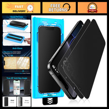 2 Pack Matte Privacy Screen Protector for iPhone 17e/16e/14/13 Pro - Anti-Spy, A
