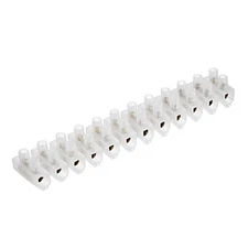 60A 12 Position Double Row Terminal Block Barrier Cable Connector Type U