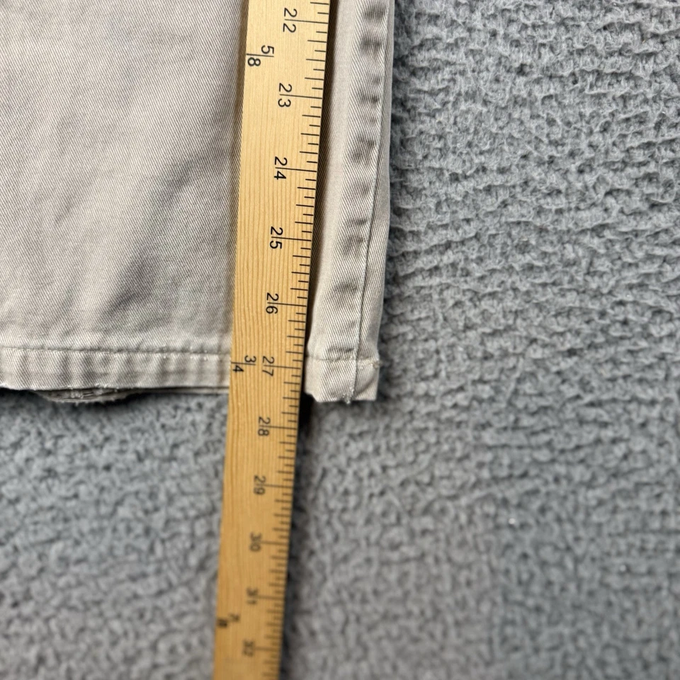 Chinos caqui vintage hechos en EE. UU. JNCO talla 34x34 gran desgaste estufa pipa (mancha) Foto 4 de 4