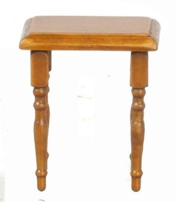 Puppenstube Nussbaum Beistell Lampe Wein Beistell Tisch Wohnzimmer Möbel