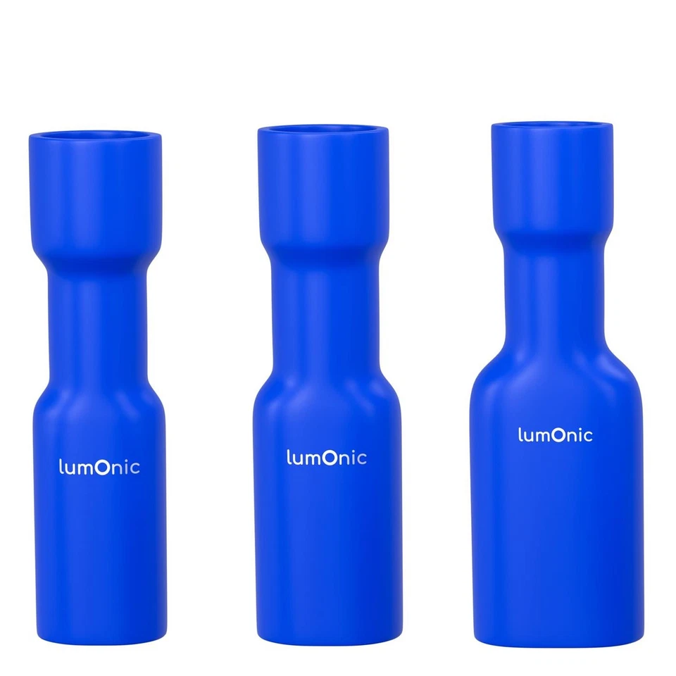 LUMONIC 25x Flachsteckhülse vollisoliert 1,5-2,5mm² Blau für Flachstecker Messing verzin