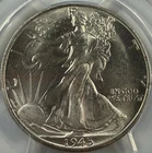 1945 S Walking Liberty Half Dollar PCGS MS64 Exact Coin Imaged