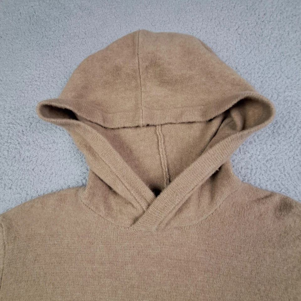 Suéter Express Para Hombre Mediano Marrón Lavado en Arcilla Sudadera con Capucha Pullover Tejido Manga Larga 2022 Foto 4 de 4