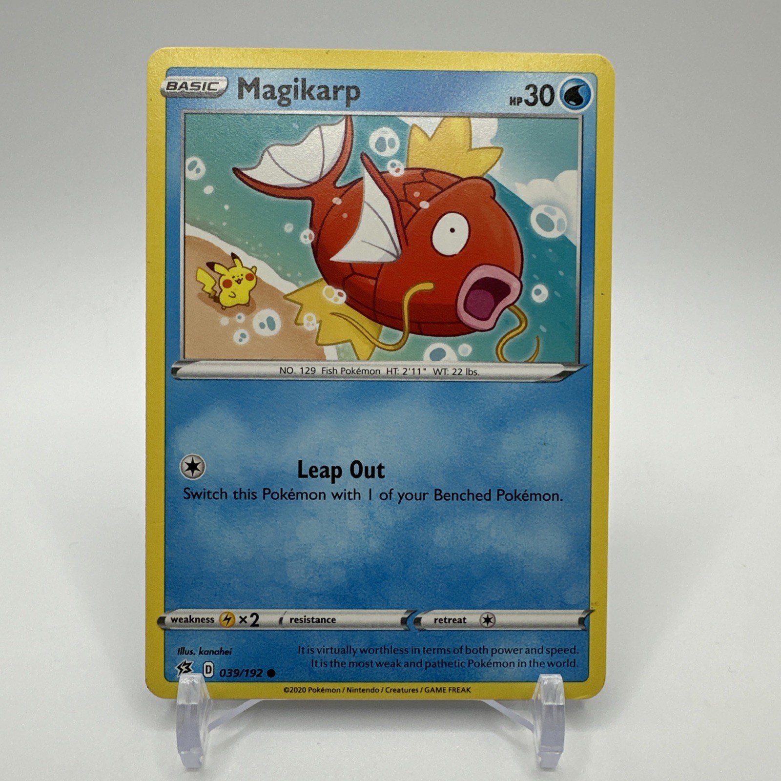 Magikarp 039/192 Pokemon Sword & Shield 2020 Rebel Clash Unlimited Regular LP