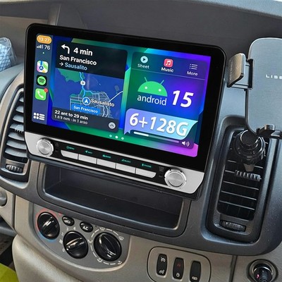 Carplay Autoradio 8kern Für Renault Trafic MK2 OPEL Vivaro A Android15 GPS WIFI