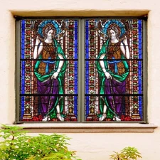 3D Woman Pattern A183 Window Film Print Sticker Cling Stained Glass UV Sinsin