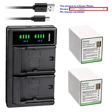 Kastar Battery LTD2 USB Charger for Arlo A7 A-7a A14 A-14a 1INR19/66-4 Battery