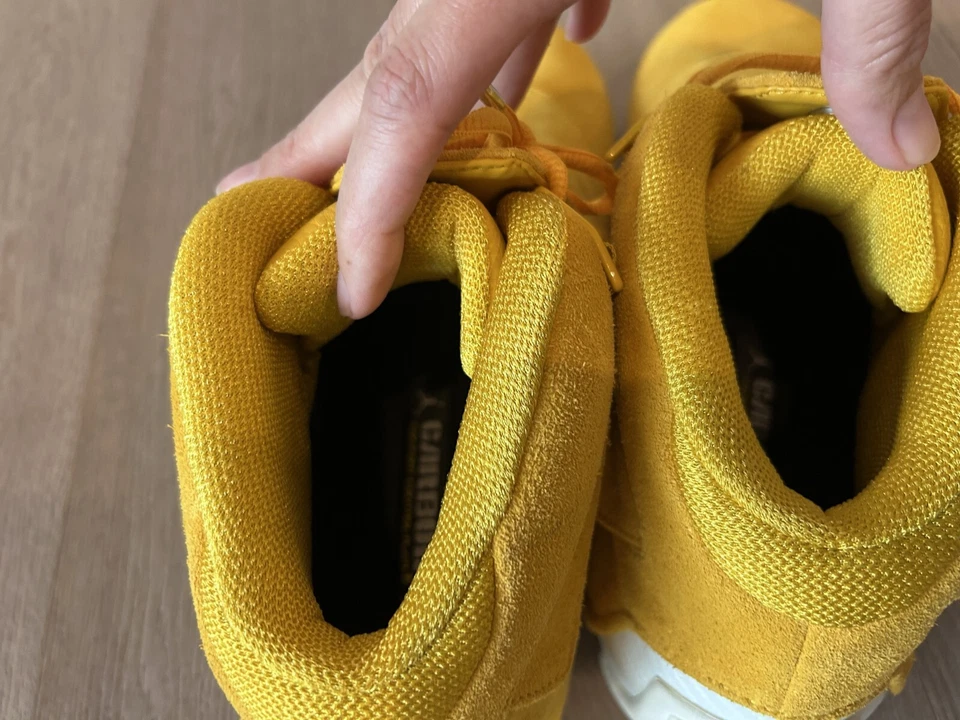 Talla 15 - Air Jordan 18 Retro Amarillo Gamuza NUEVO Foto 3 de 4