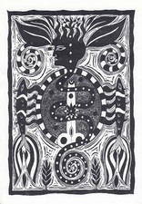 Aqaurius Deeper - Parallel Youniversity - Sequenci - A6 Card Flyer - 2nd Dec 95