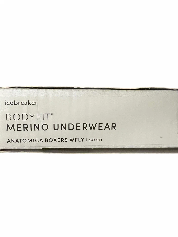 Icebreaker Hombre Pequeño Verde Body Fit Merino Ropa Interior Con Mosca Nuevo Foto 4 de 4