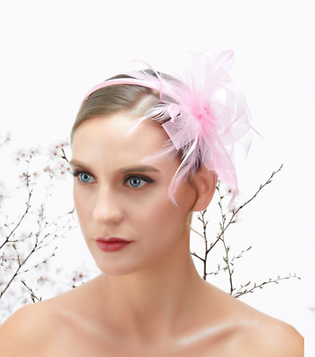 light pink headpiece