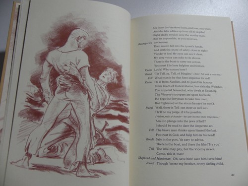 WILLIAM TELL 1952 Johann Schiller Illustrated Charles Hug Heritage Press Play - Picture 8 of 14