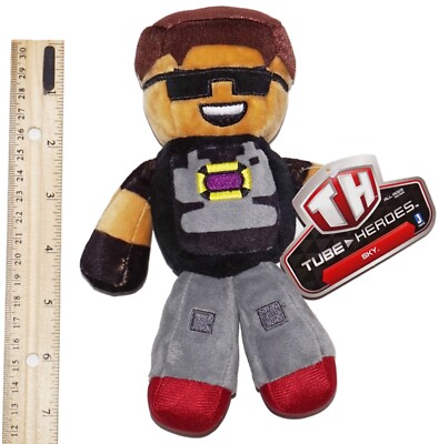Vintage Sky Character Plush Toy - You Tube Heroes Gamer 7" Stuffed ...