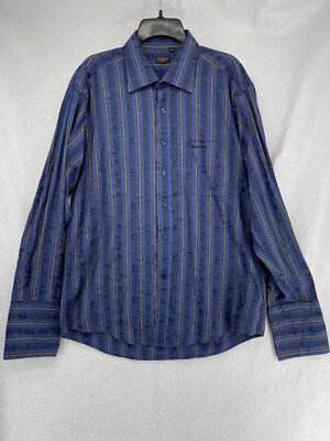 Paul Smith Men s Long Sleeve Button Up Collared  Shirt Size 17.5 - 34-35