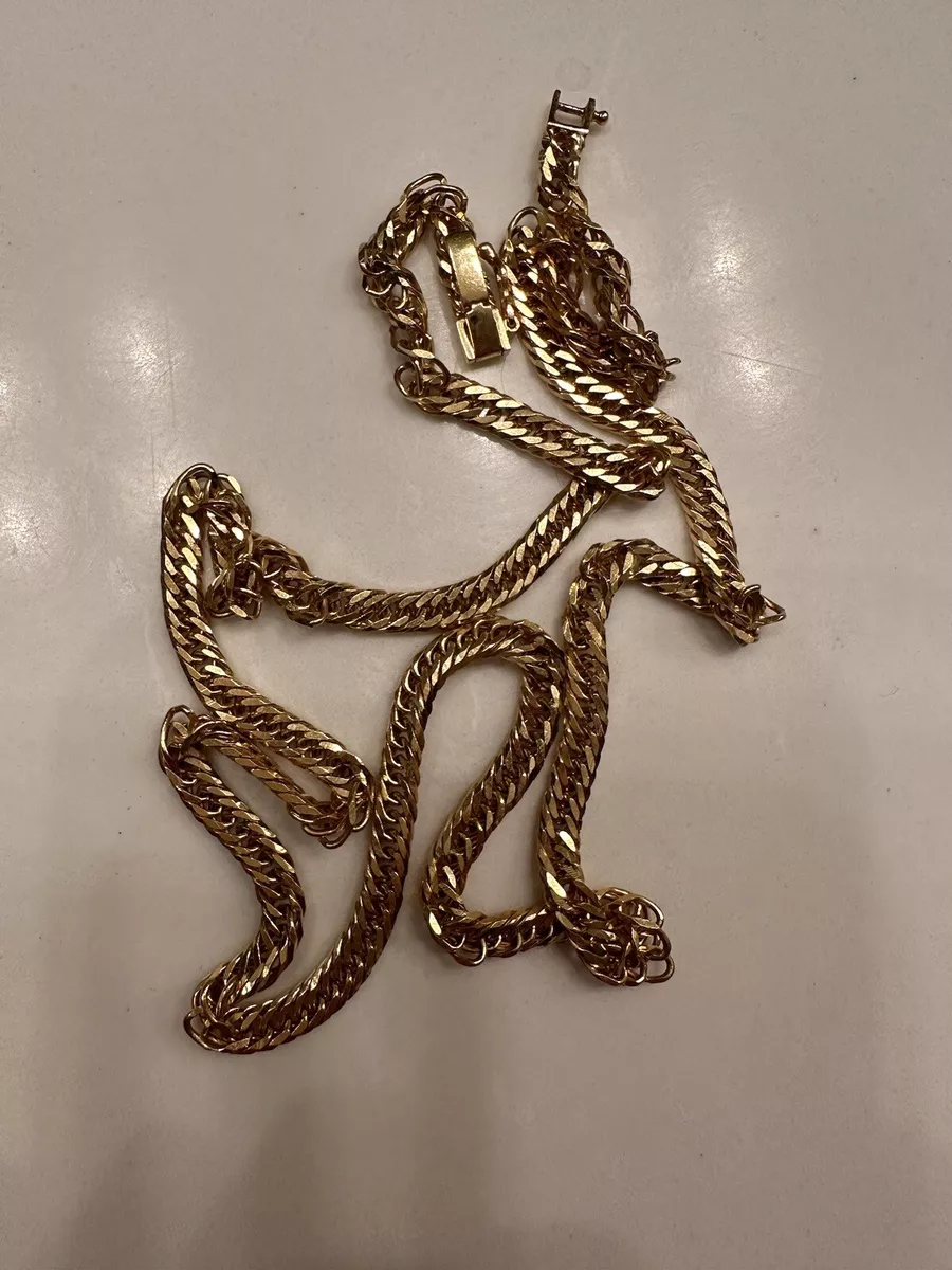 18k japan gold necklace 22inches | eBay