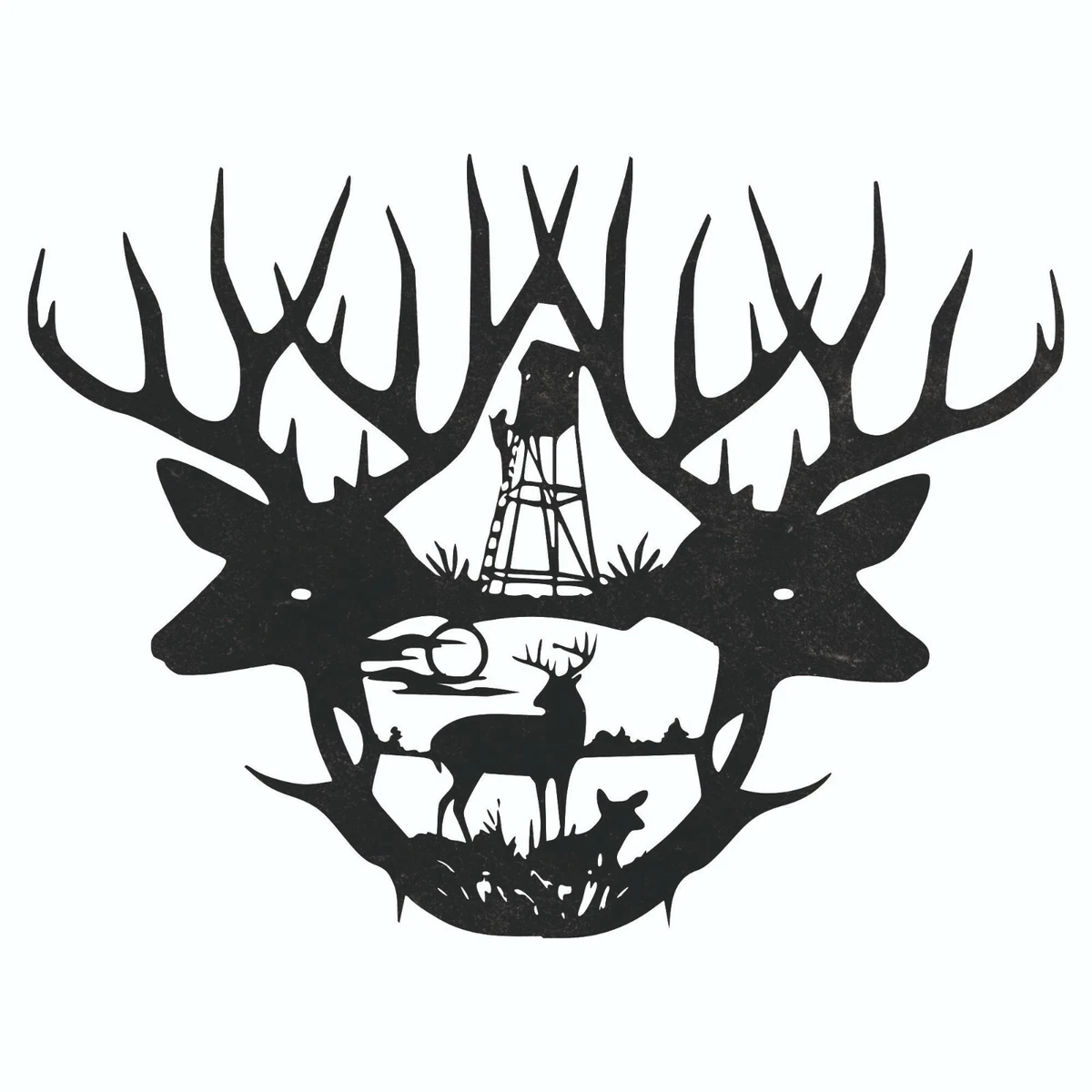 deer-silhouette-vector-free-download-dxf-file