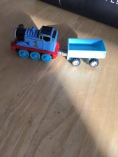 THOMAS THE TRAIN ENGINE With A Wagon To Pull