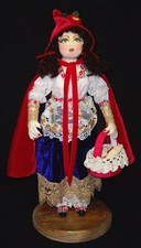 Cloth Art Doll CD Pattern "Little Red Riding Hood" by Caroline Erbsland