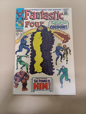 Marvel Comics Fantastic Four 67 (1967) Origin and 1st app of Adam Warlock 