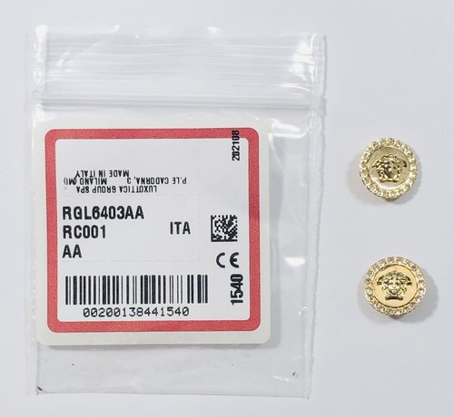 Versace VE 4381B Golden With Crystals Replacement Temple Arm Side Icon Logo - Picture 5 of 7