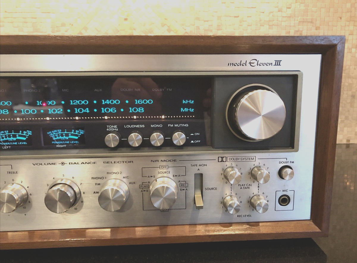 Kenwood Eleven III Stereo AM/FM Receiver 120W Open Box Perfect