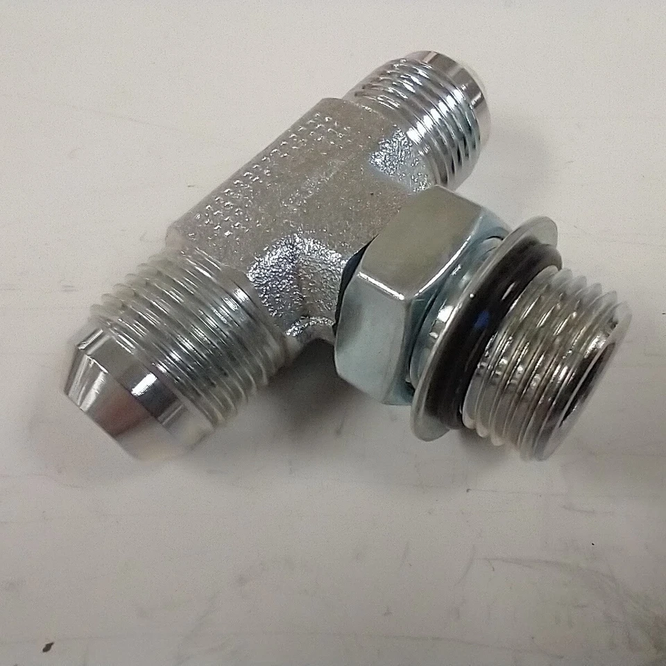 6803-08-08-08 1/2" JIC TO 1/2" JIC TO 1/2" NPT ORB STEEL TEES (LOT OF 12) - Image 4 of 4