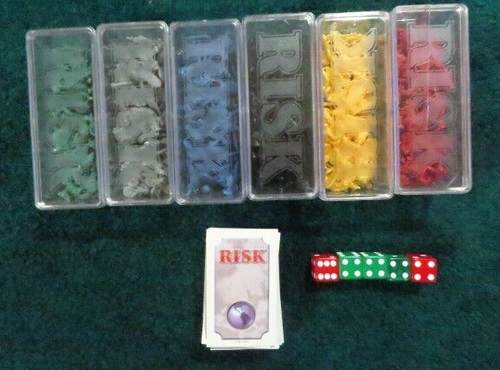 ~- Risk Replacement Armies Cards Dice Manual -~