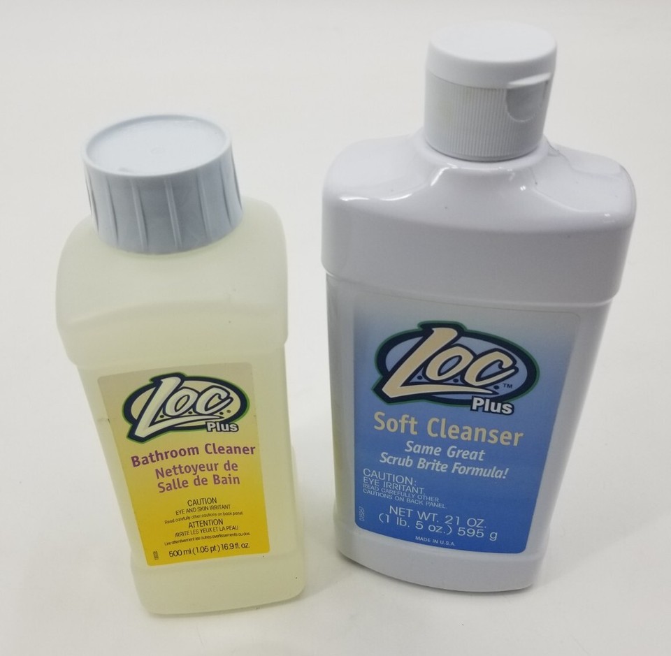 NOS Amway LOC Bathroom Cleaner And Soft Cleanser 16 Oz Bottles eBay