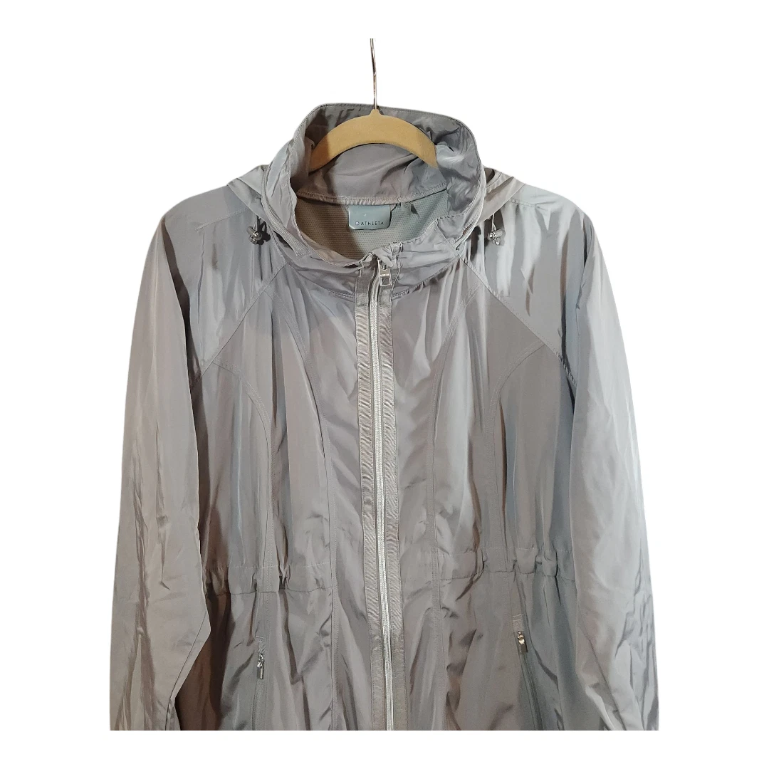athleta drip drop water-resistant lightweight hooded jacket