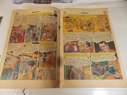 SUPERMAN #78 1952 complete Golden Age w/ new facsimile color cover included - Picture 4 of 9