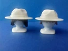 Playmobil Western @ 2 White Alwaysons Cavalry Hats for Southern Army