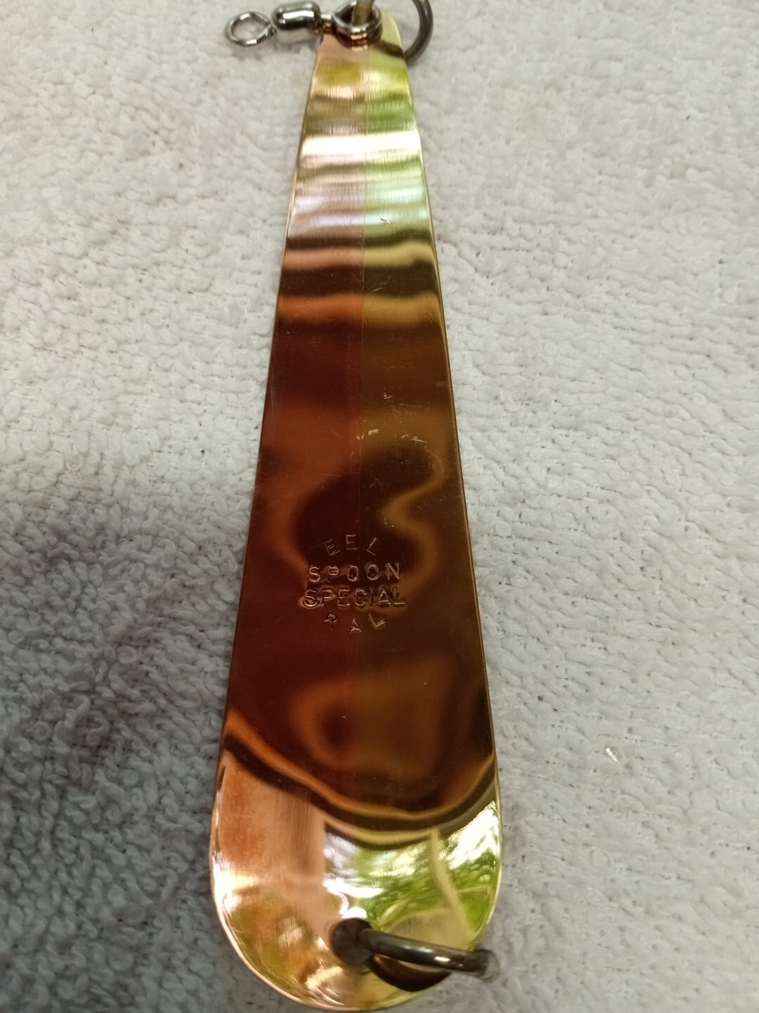 Box 11/37 20 Brass/Copper #6 Eel Specials Salmon Spoons. Lot Of 20. - Image 2