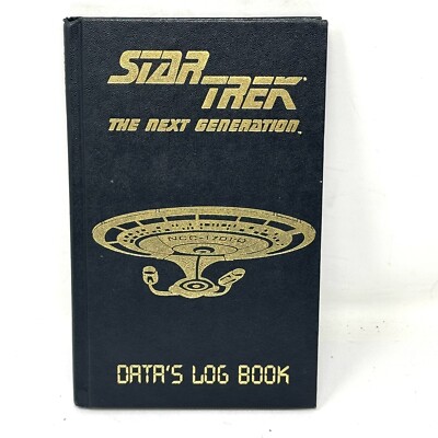 NEW STAR TREK THE NEXT GENERATION DATA LOG BOOK Hardcover Notebook Journal VTG