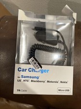 Just Wireless 2.4A/12W 2-Port USB-A Car Charger with 6ft TPU Micro USB to USB-A