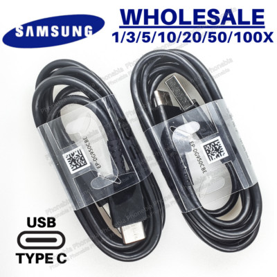 Bulk Lot Type C Charger Cable 4FT USB C Fast Charging Cord For Samsung Android